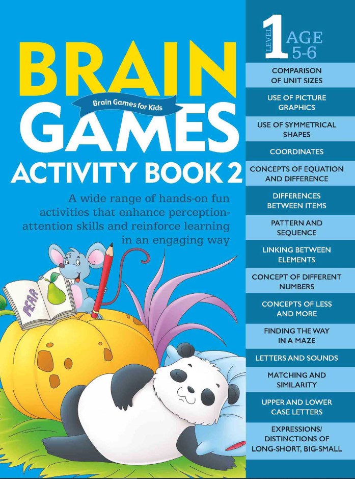 Brain Games for Kids : Brain Games Activity Book 2 : Level 1